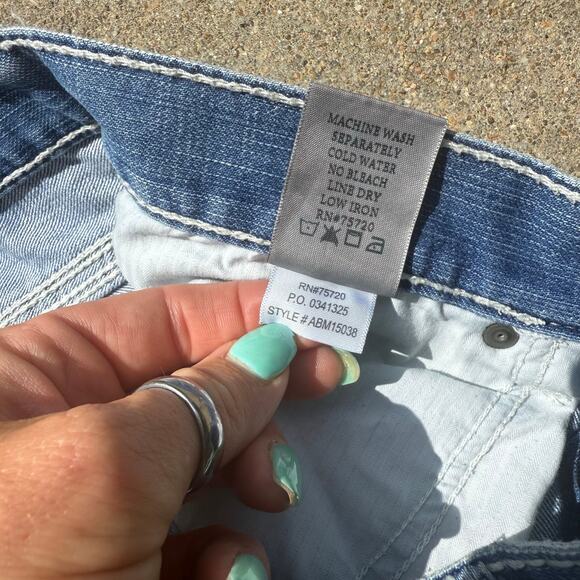 Buckle BKE Jake 31R Straight Leg Stretch Light Blue Jeans - Picture 7 of 10